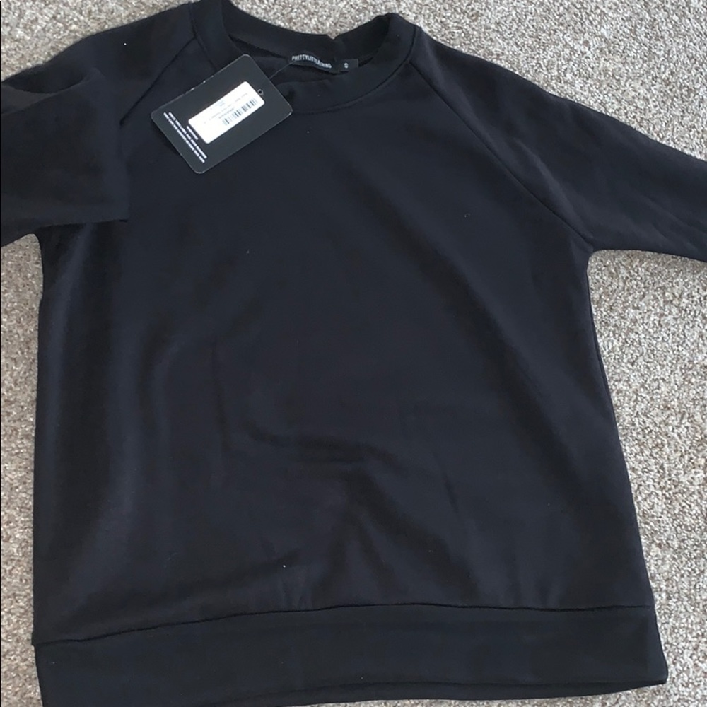 Black crew neck